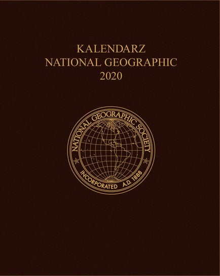 Kalendarz książkowy 2020, National Geographic, brązowy Burda Media Polska
