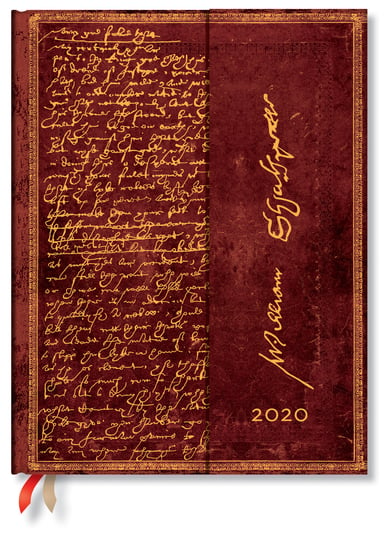 Kalendarz książkowy 2020, Ultra Day-at-a-Time, Shakespeare, Paperblanks Paperblanks