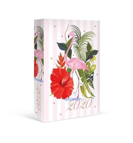 Kalendarz książkowy 2020, Zwierzaki - Flamingi Eurograf