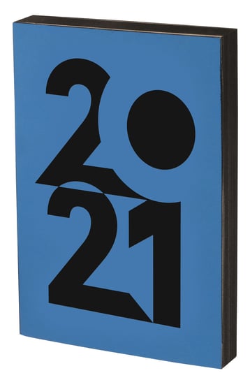 Kalendarz książkowy 2021, A5 DNS ART, niebieski Antra Ryszard Polubiec