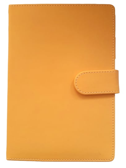 Kalendarz książkowy 2021, A5, Nero, pomarańczowy Panta Plast