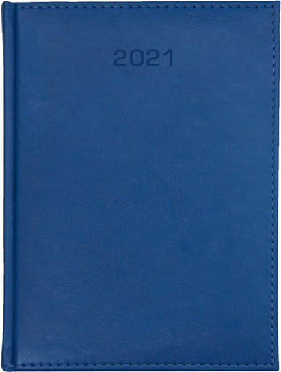 Kalendarz książkowy 2021, A5, notesowy, light blue Dazar