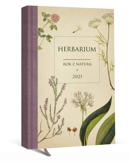 Kalendarz książkowy 2021, A5, Rok z naturą Herbarium Eurograf BIS