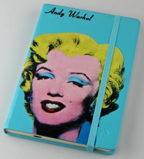 Kalendarz książkowy 2021, A6, Habana, Andy Warhol, Marylin Monroe, blue Demargo