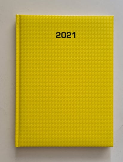 Kalendarz książkowy 2021, B5, tygodniowy, Hype, żółty Dazar