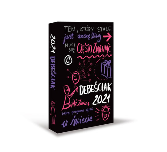 Kalendarz książkowy 2021, Debeściak, 2 różowy Eurograf BIS
