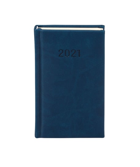 Kalendarz książkowy 2021, Vivella, A6, TDW, granatowy Antra