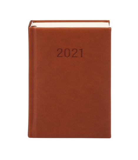 Kalendarz książkowy 2021, Vivella, B6, DNS, brązowy Antra