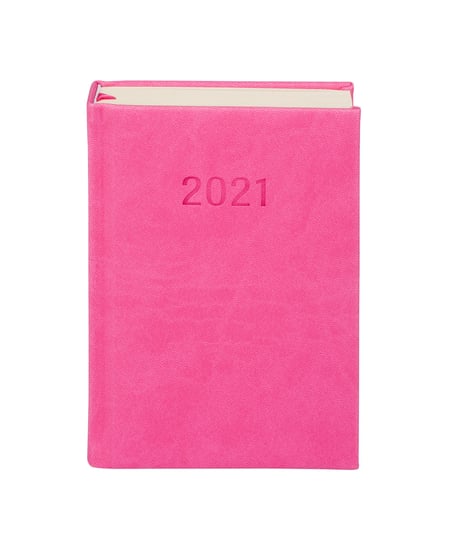 Kalendarz książkowy 2021, Vivella, B6, DNS, różowy Antra