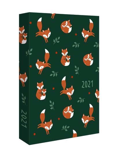 Kalendarz książkowy 2021, Zwierzaki - Liski Eurograf BIS