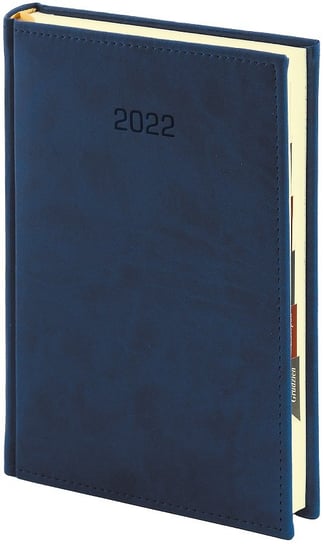Kalendarz książkowy 2022, A4, Vivella, granatowy, z notesem WOKÓŁ NAS