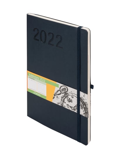 Kalendarz książkowy 2022, Impresja, B5, granatowy, TDW Antra Ryszard Polubiec