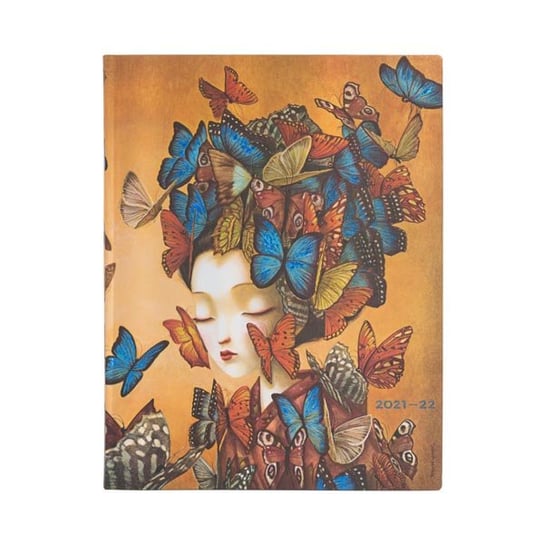 Kalendarz książkowy 2022 Madame Butterfly VER 18m Flexis Hartley&Marks Publishers Ltd