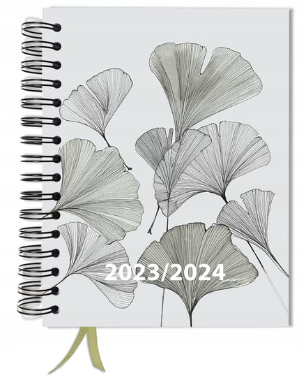 Kalendarz książkowy 2023/2024 dzienny B5 TaDaPlanner biznesowy Czarny, Szary, Srebrny TADAPLANNER