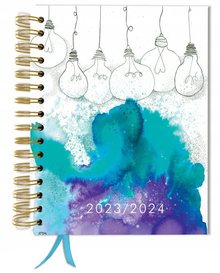 Kalendarz książkowy 2023/2024 dzienny B5 TaDaPlanner biznesowy niebieski TADAPLANNER