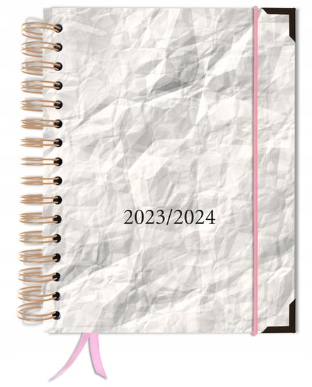 Kalendarz książkowy 2023/2024 dzienny B5 TaDaPlanner biznesowy szary TADAPLANNER