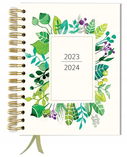 Kalendarz książkowy 2023/2024 dzienny B5 TaDaPlanner biznesowy zielony TADAPLANNER