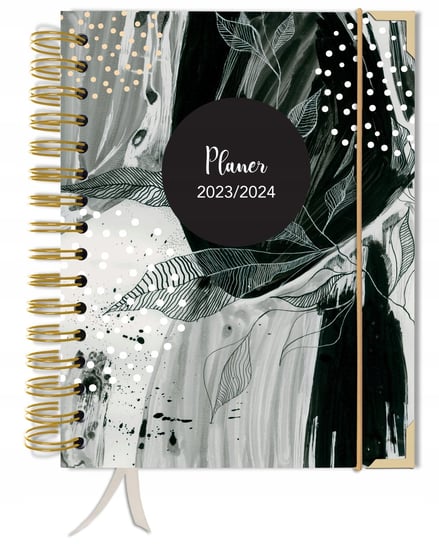 Kalendarz książkowy 2023/2024 dzienny B5 TaDaPlanner biznesowy złoty TADAPLANNER
