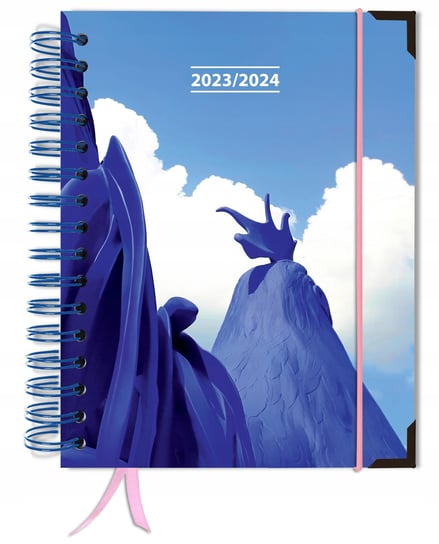 Kalendarz książkowy 2023/2024 dzienny B5 TaDaPlanner niebieski TADAPLANNER