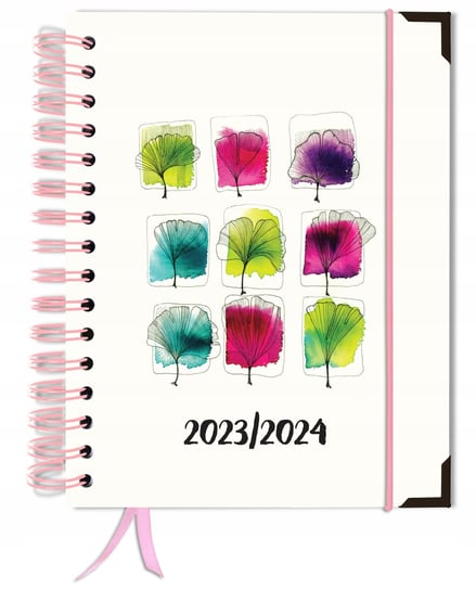 Kalendarz książkowy 2023/2024 dzienny B5 TaDaPlanner różnokolorowy TADAPLANNER