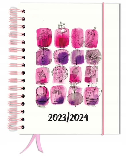 Kalendarz książkowy 2023/2024 dzienny B5 TaDaPlanner różowy TADAPLANNER