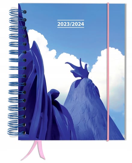Kalendarz książkowy 2023/2024 tygodniowy B5 TaDaPlanner biznesowy niebieski TADAPLANNER