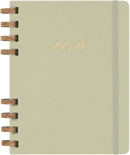 Kalendarz książkowy 2023/2024 tygodniowy Moleskine Extra Large na spirali oliwkowy Moleskine