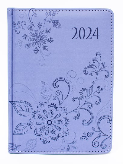 Kalendarz książkowy 2024 A5 Artsezon vivella fioletowy Artsezon