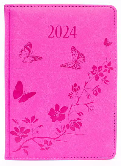 Kalendarz książkowy 2024 A5 Artsezon vivella różowy Artsezon