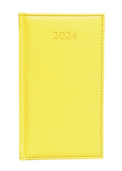 Kalendarz książkowy 2024 A6 Artsezon vivella żółty Artsezon