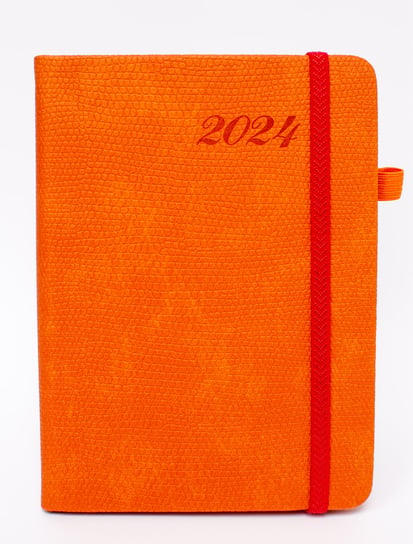 Kalendarz książkowy 2024 B6 Artsezon krokodylek pomarańczowy Artsezon