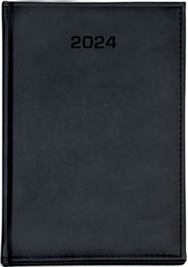 Kalendarz książkowy 2024 dzienny A4 Dazar czarny Dazar