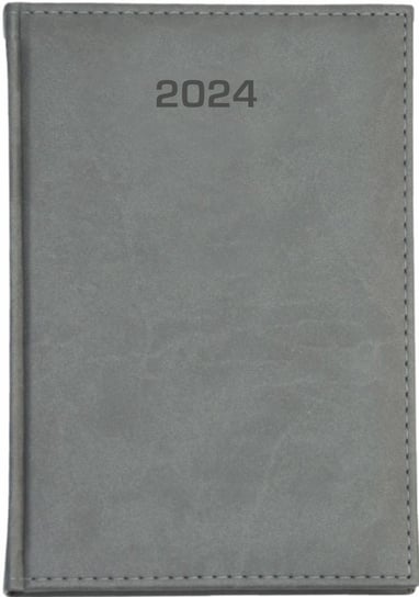 Kalendarz książkowy 2024 dzienny A4 Dazar Grafit Dazar