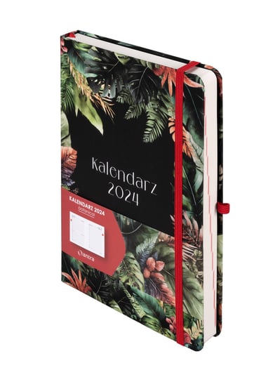 Kalendarz książkowy 2024 dzienny A5 Antra Botanical Tropic DNS Antra
