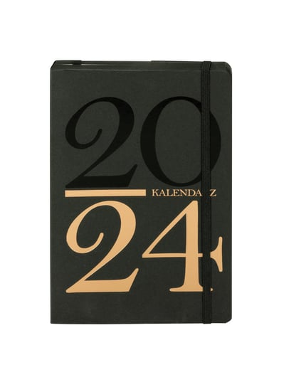 Kalendarz książkowy 2024 dzienny A5 Antra Kraft czarny Antra
