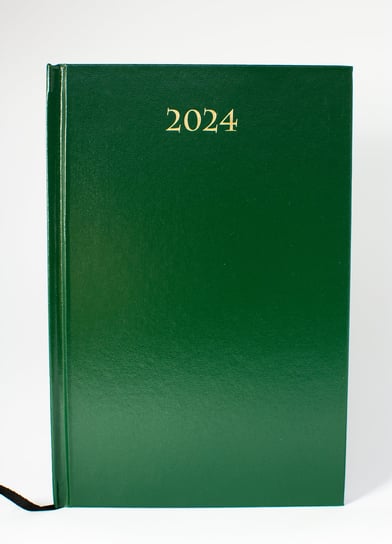 Kalendarz książkowy 2024 dzienny A5 Artsezon divas Zielony Artsezon