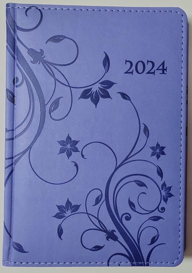 Kalendarz książkowy 2024 dzienny A5 Artsezon vivella kwiaty fioletowy Artsezon