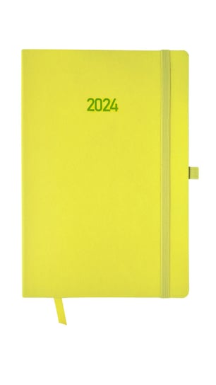 Kalendarz książkowy 2024 dzienny A5 Avanti flex mix kolorów Avanti