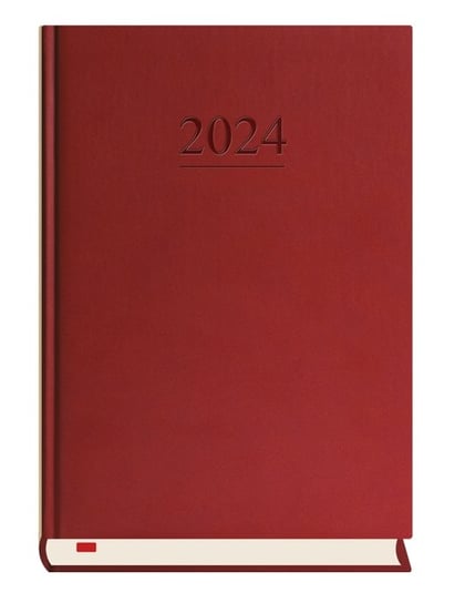 Kalendarz książkowy 2024 dzienny A5 Michalczyk i Prokop menadżera bordo MICHALCZYK i PROKOP