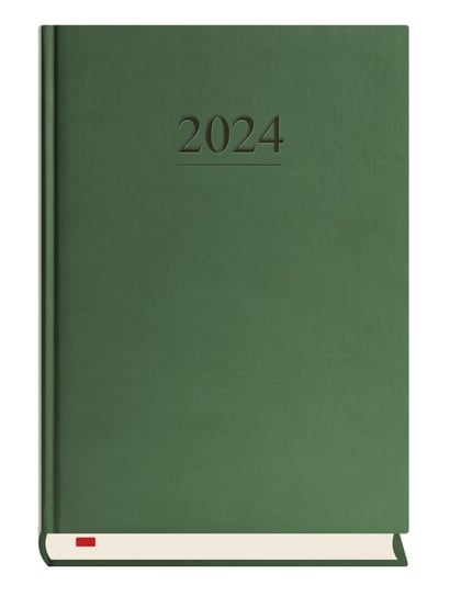 Kalendarz książkowy 2024 dzienny A5 Michalczyk i Prokop menadżera ciemna zieleń MICHALCZYK i PROKOP