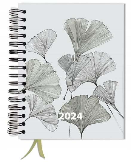 Kalendarz książkowy 2024 dzienny A5 TaDaPlanner biznesowy czarny TADAPLANNER