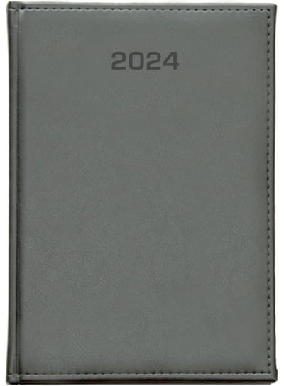Kalendarz książkowy 2024 dzienny B5 Dazar Grafitowy Dazar