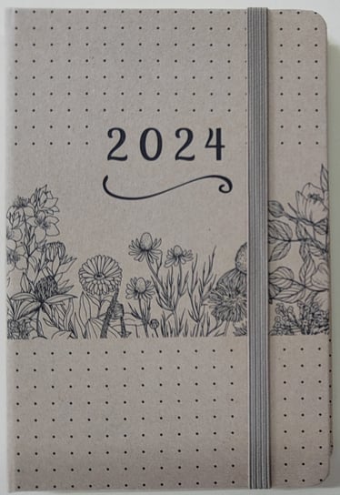 Kalendarz książkowy 2024 dzienny B6 Artsezon bioeco Artsezon