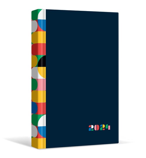 Kalendarz książkowy 2024 dzienny B6 Eurograf Kolor Eurograf
