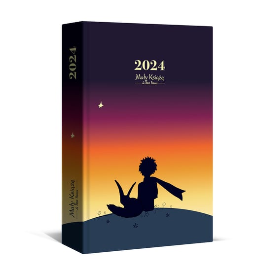 Kalendarz książkowy 2024 dzienny B6 Eurograf Mały Książę Eurograf