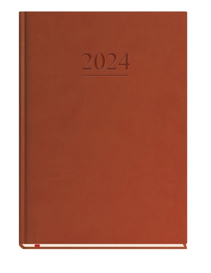 Kalendarz książkowy 2024 tygodniowy A4 Michalczyk i Prokop uniwersalny ciemny brąz MICHALCZYK i PROKOP
