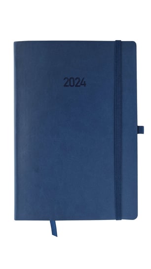 Kalendarz książkowy 2024 tygodniowy A5 Avanti flex z gumką mix kolorów Avanti