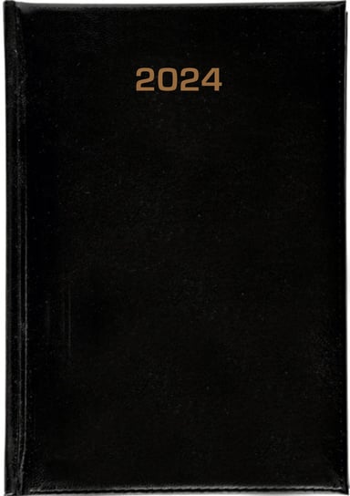 Kalendarz książkowy 2024 tygodniowy A5 Dazar czarny Dazar