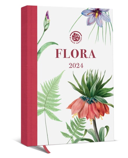 Kalendarz książkowy 2024 tygodniowy A5 Eurograf BIS Blisko Natury Flora Eurograf