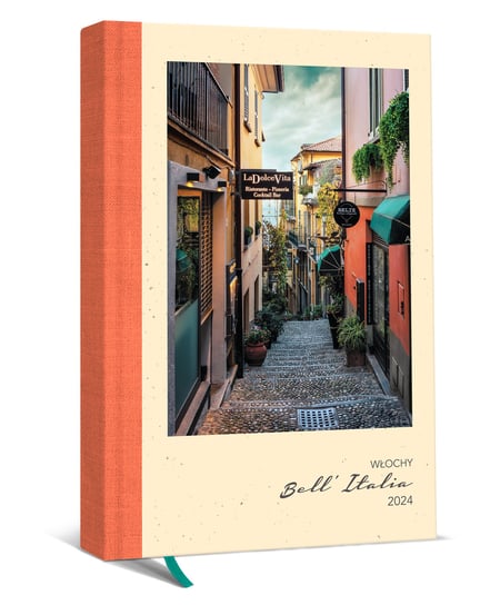 Kalendarz książkowy 2024 tygodniowy A5 Eurograf Włochy Bell'Italia Eurograf
